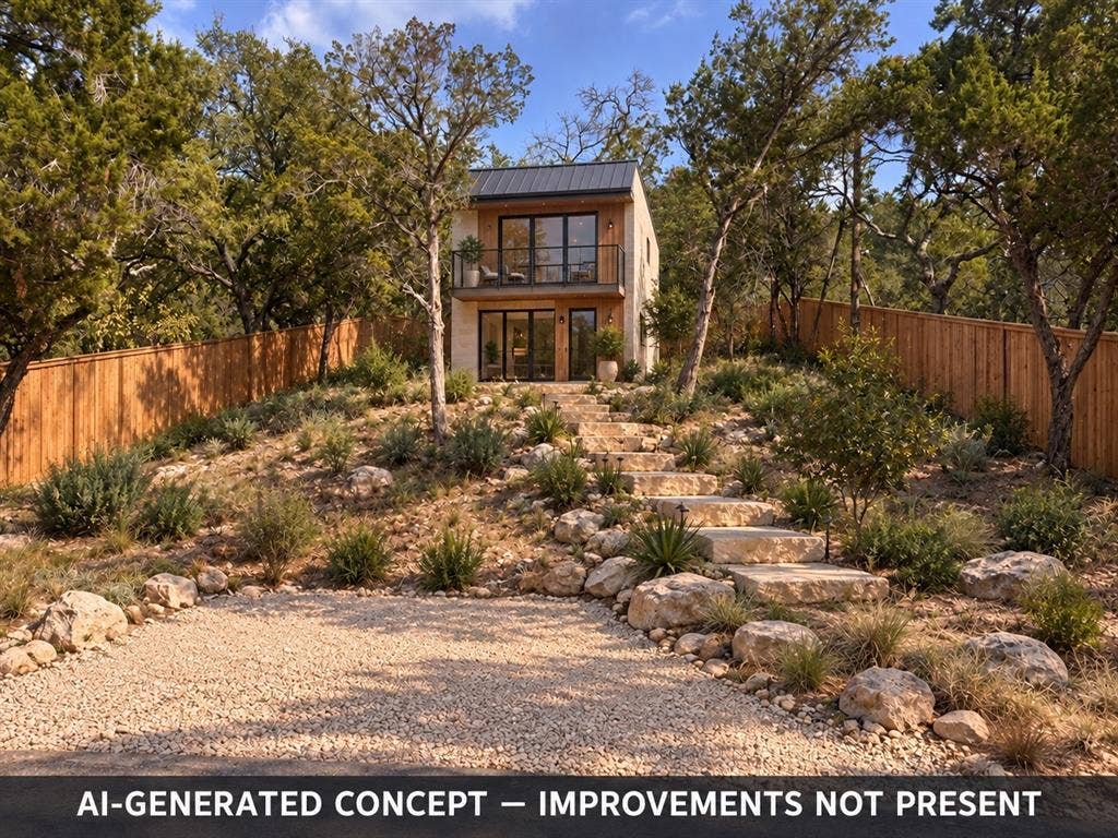 772 Rambling Drive, Canyon Lake, TX 78133 AI concept image for dreaming purposes only.