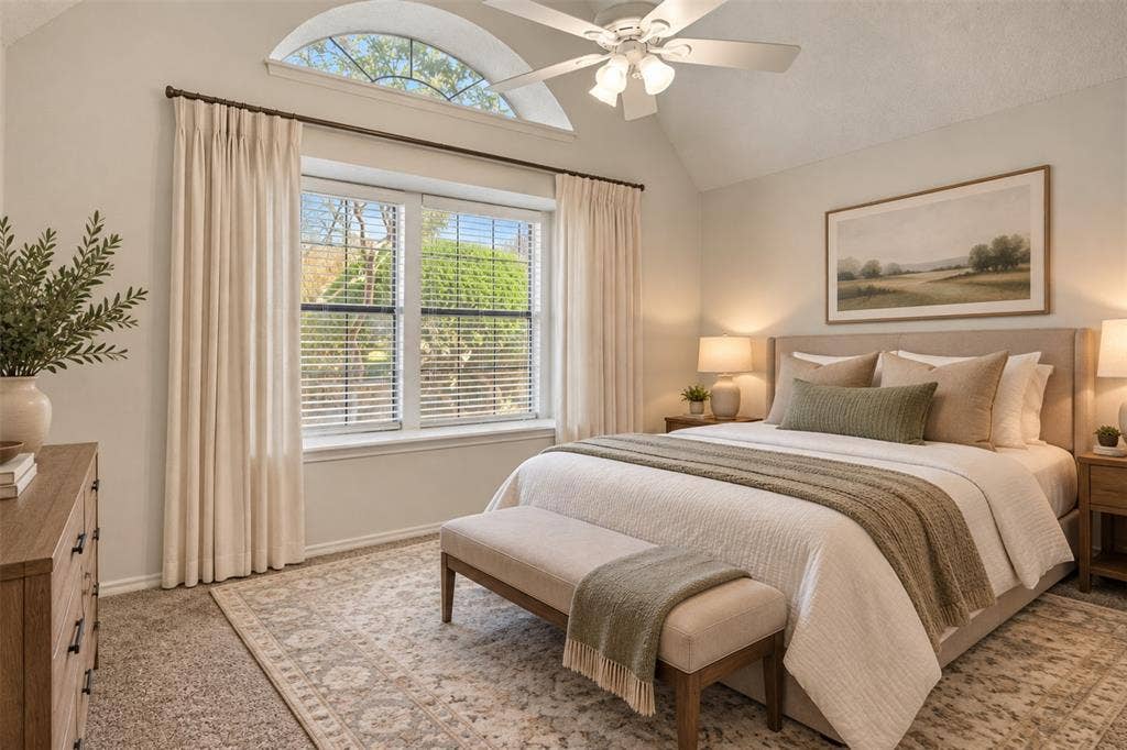 2800 Keller Springs Road, #1D, Carrollton, TX 75006 Bedroom Virtually Enhanced