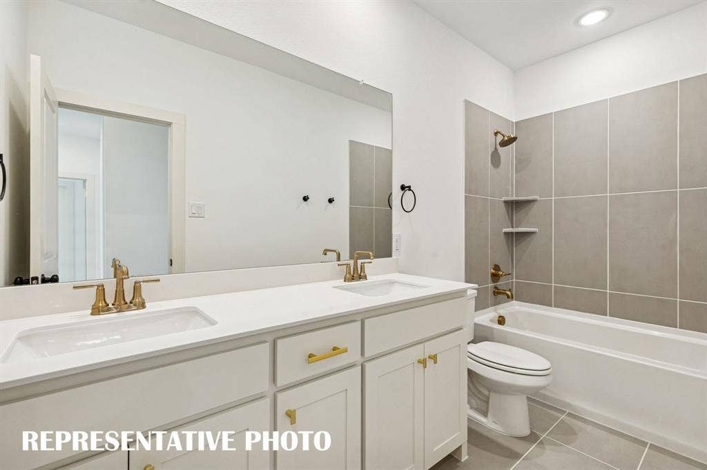 Friends and family will feel right at home in either of the beautifully finished guest baths our Marcel II plan has to offer!REPRESENTATIVE PHOTO