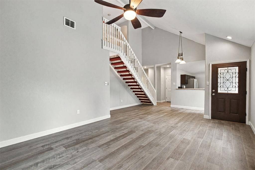 3825 Branch Hollow Circle, Carrollton, TX 75007 Digitally removed furnishings to show floors and space