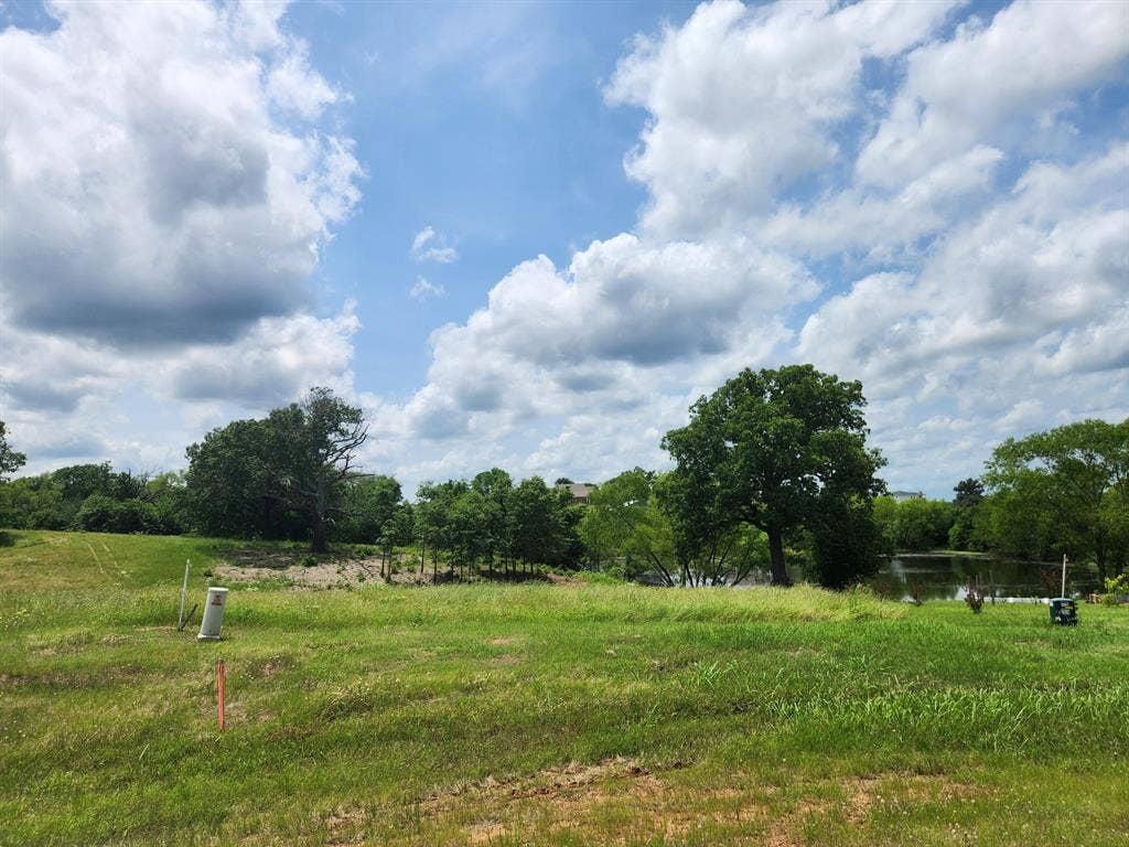 Lot 125 Clear View Court, Athens, TX 75752 View of neighboring lot from the street in front of lot 125.