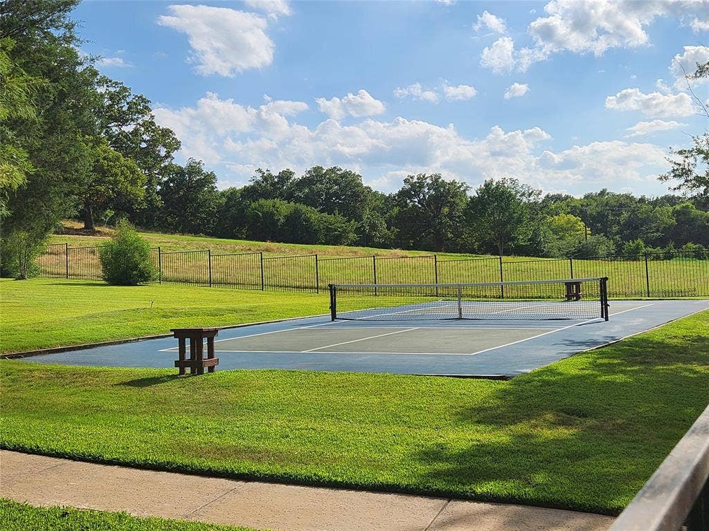 Lot 125 Clear View Court, Athens, TX 75752 Pickleball Court.