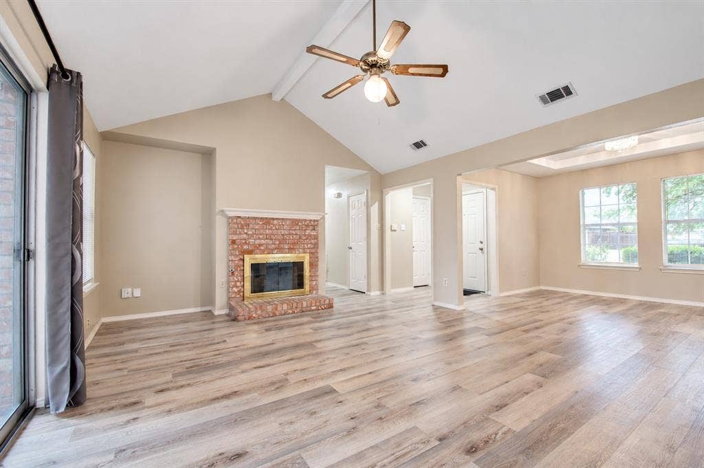 2040 Garden Crest Lane, Dallas, TX 75232 Open living/dining/entry