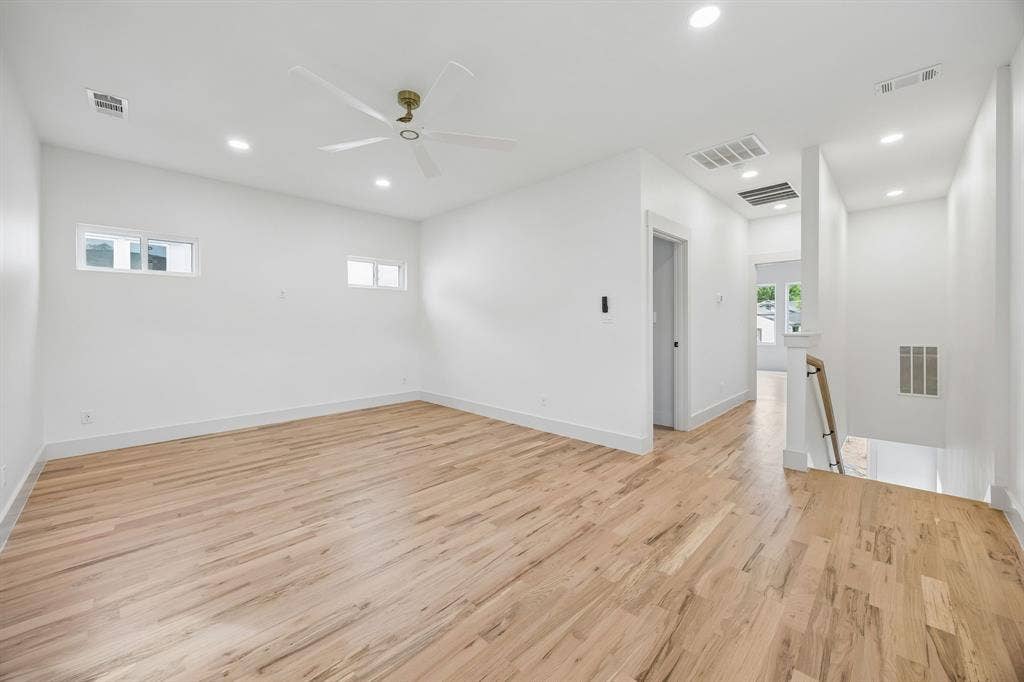 Here you can see the stairs and into bedroom #2