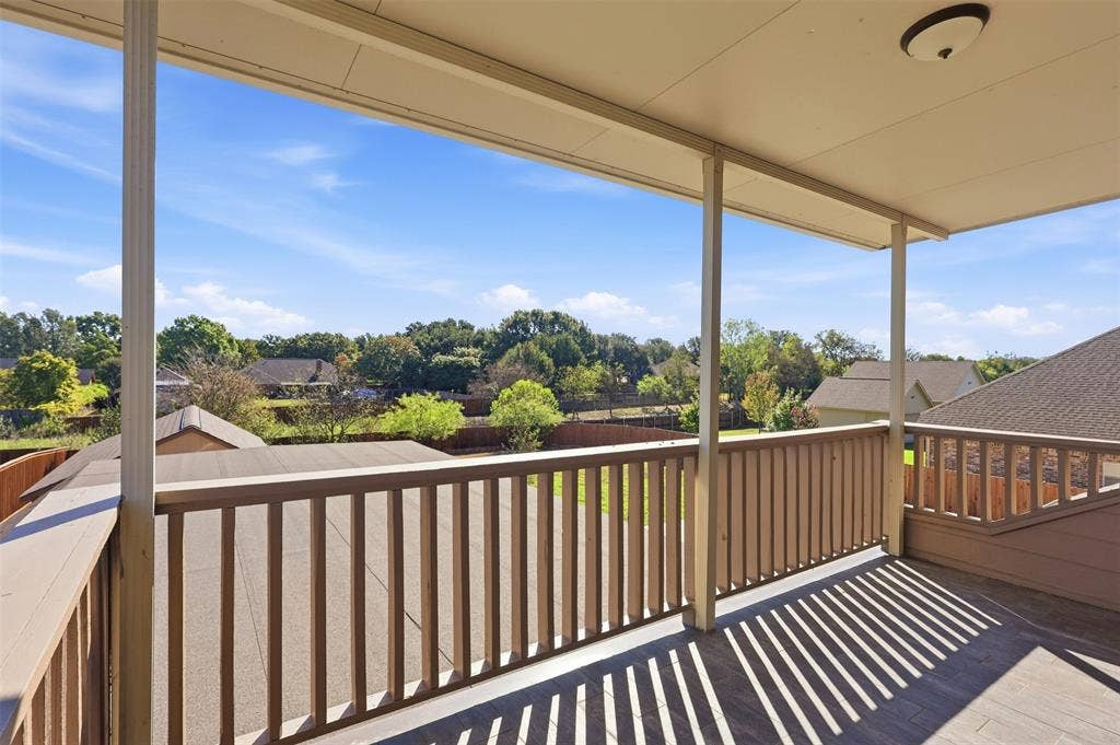1013 Telford Trail, Crowley, TX 76036 access through one of the primary bedrooms.