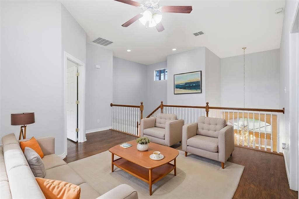 1013 Telford Trail, Crowley, TX 76036 VIRTUALLY STAGED upstairs living/flex area