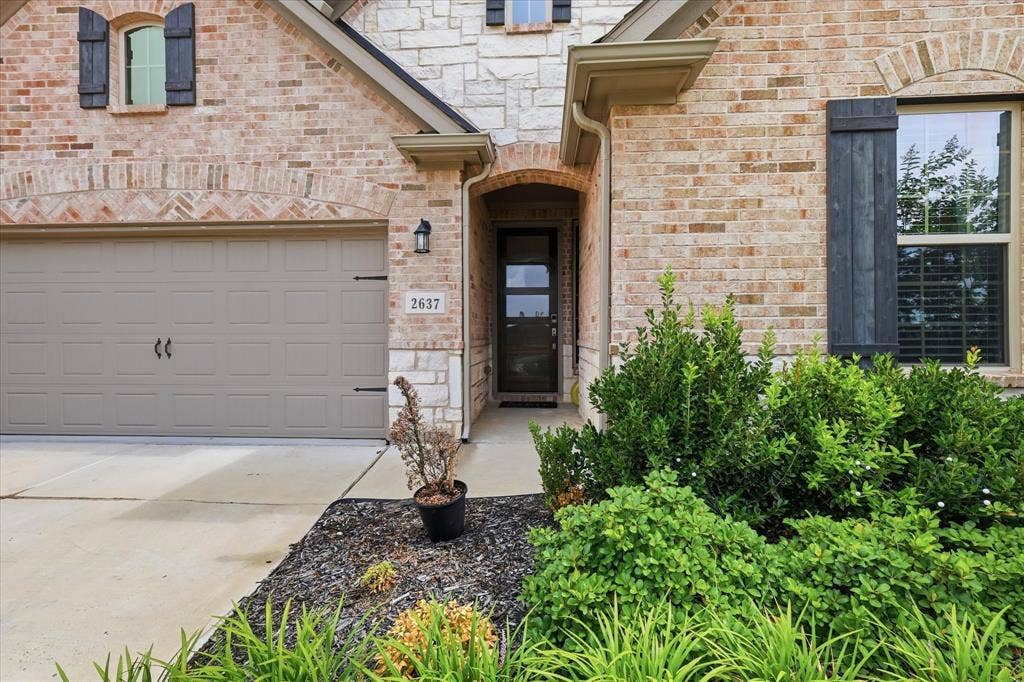 2637 Basswood Drive, Northlake, TX 76226 Brick exterior with stone accents