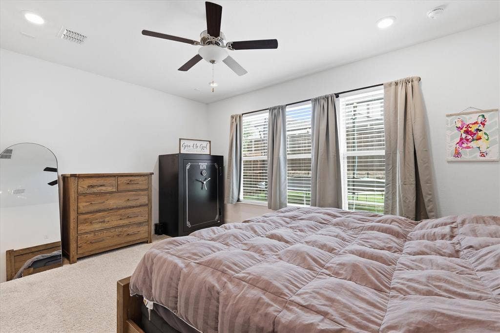 2637 Basswood Drive, Northlake, TX 76226 Recessed lighting and a ceiling fan with light fixture