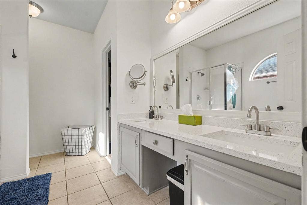 6509 Cartier Court, McKinney, TX 75072 Dual vanity with new quartz counters undermount sinks, and chrome faucets