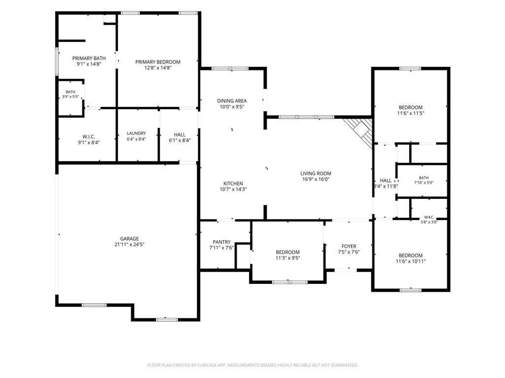 124 Norene Lane, Weatherford, TX 76088 Floor plan