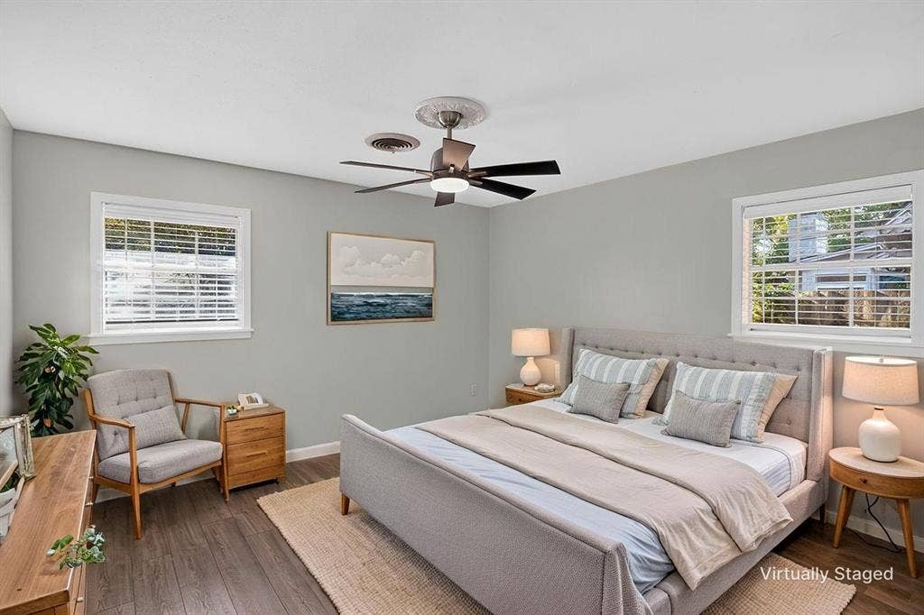 Large primary bedroom