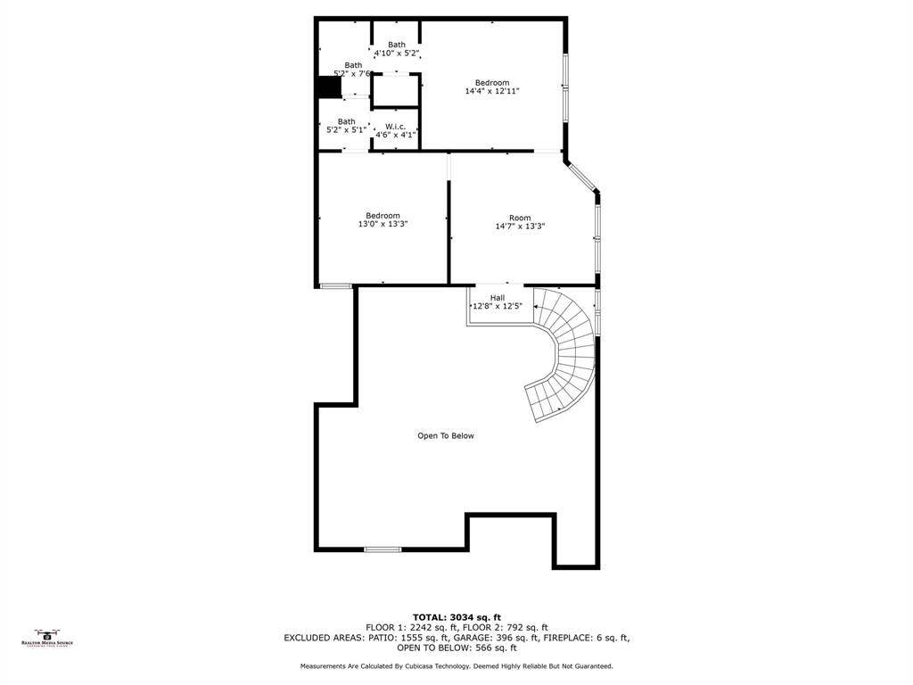8640 Breakers Point, Dallas, TX 75243 Floor plan