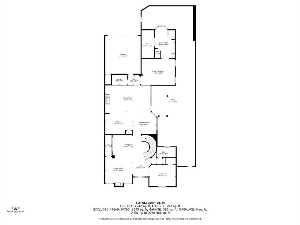 8640 Breakers Point, Dallas, TX 75243 Floor plan