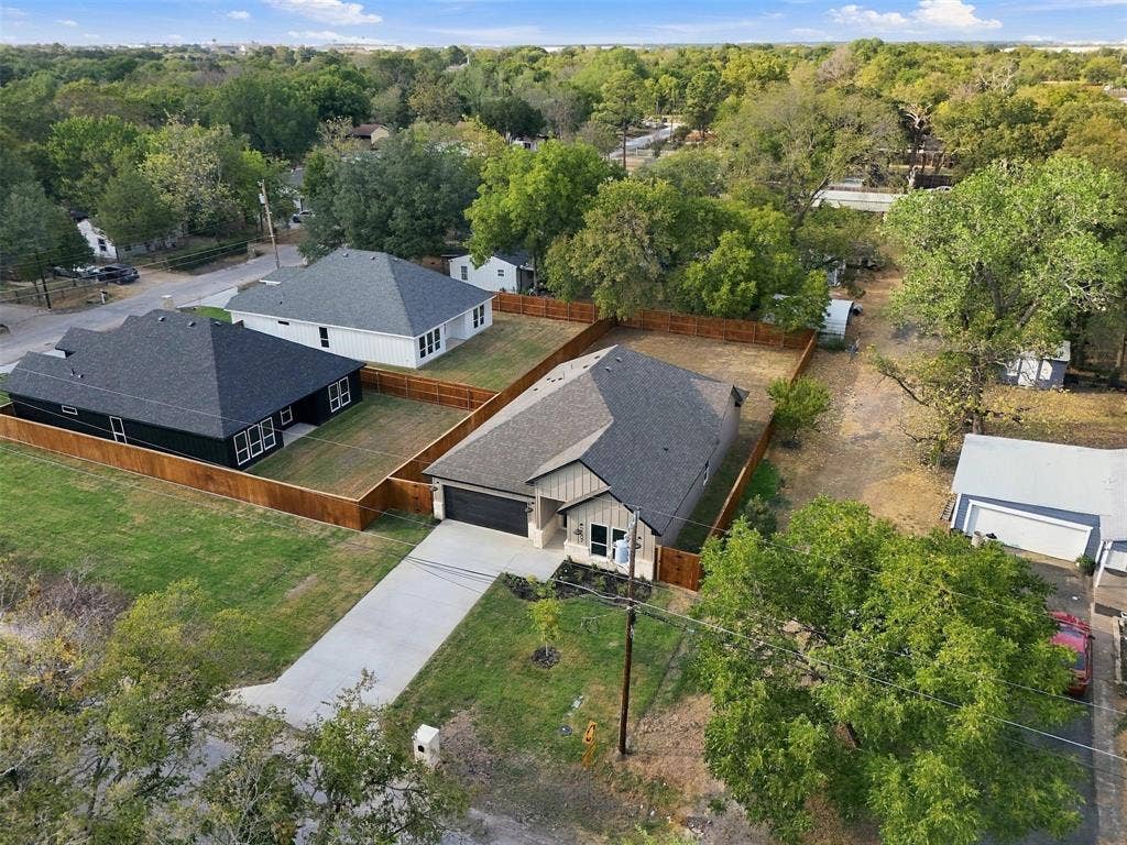 2507 Picadilly Boulevard, Mesquite, TX 75149 Fenced property with a neutral exterior, dark roof, and an attached garage