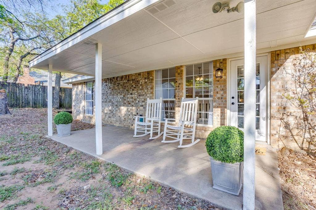 Big back porch to sip your morning coffee.