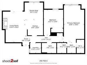 5726 Marvin Loving Drive, #221, Garland, TX 75043 Floor plan
