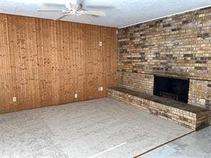 908 Cross Bend Road, Plano, TX 75023 Living Room with Fireplace
