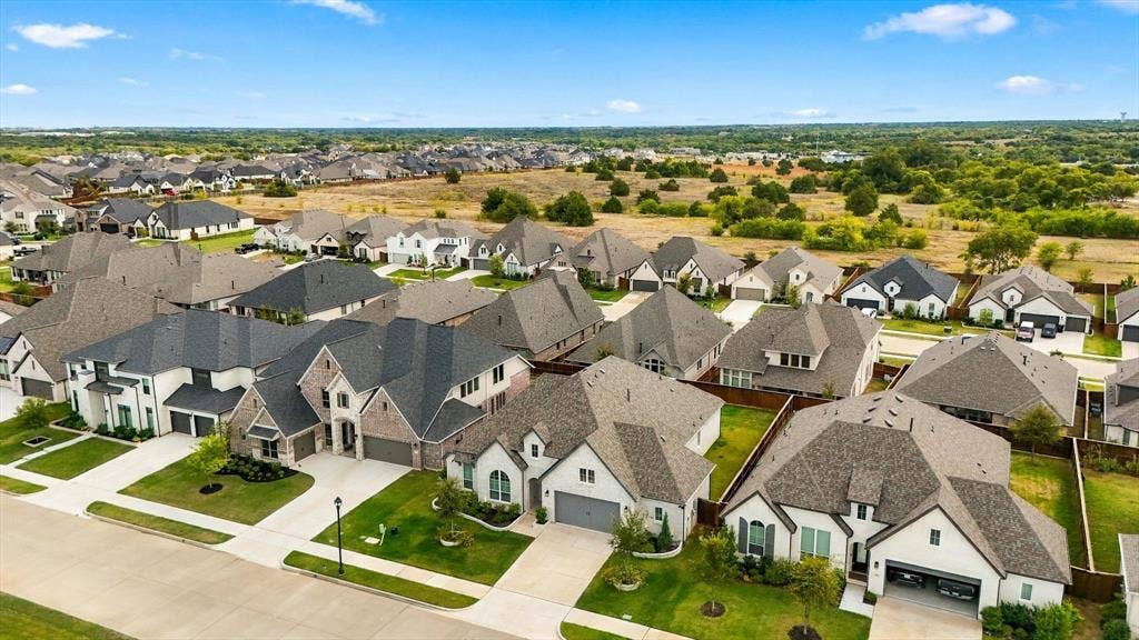 4230 Crown Run Road, Midlothian, TX 76065 Aerial view of the home.