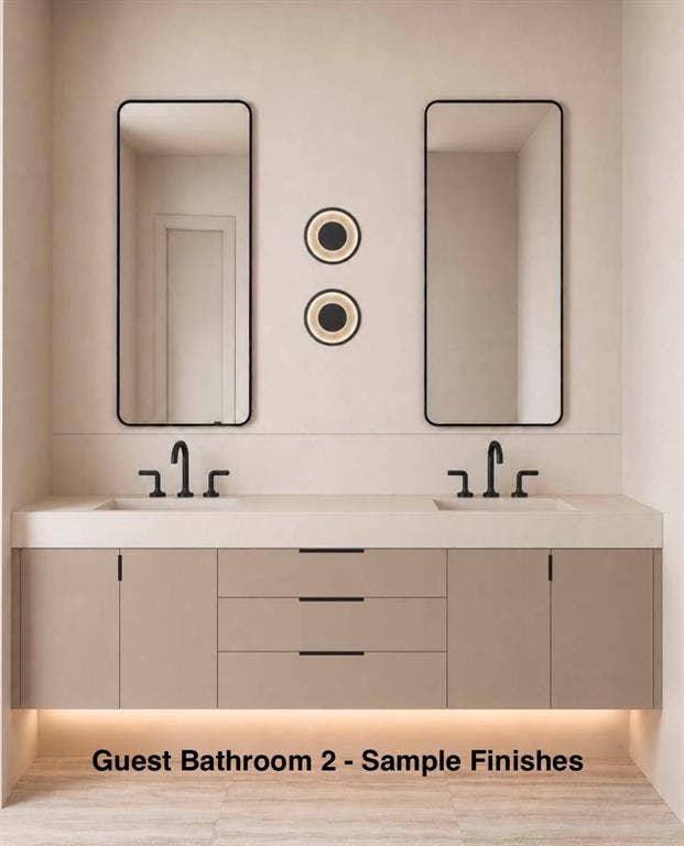 1333 Amos Street, Dallas, TX 75212 2nd Level Guest Bathroom - Sample Finishes