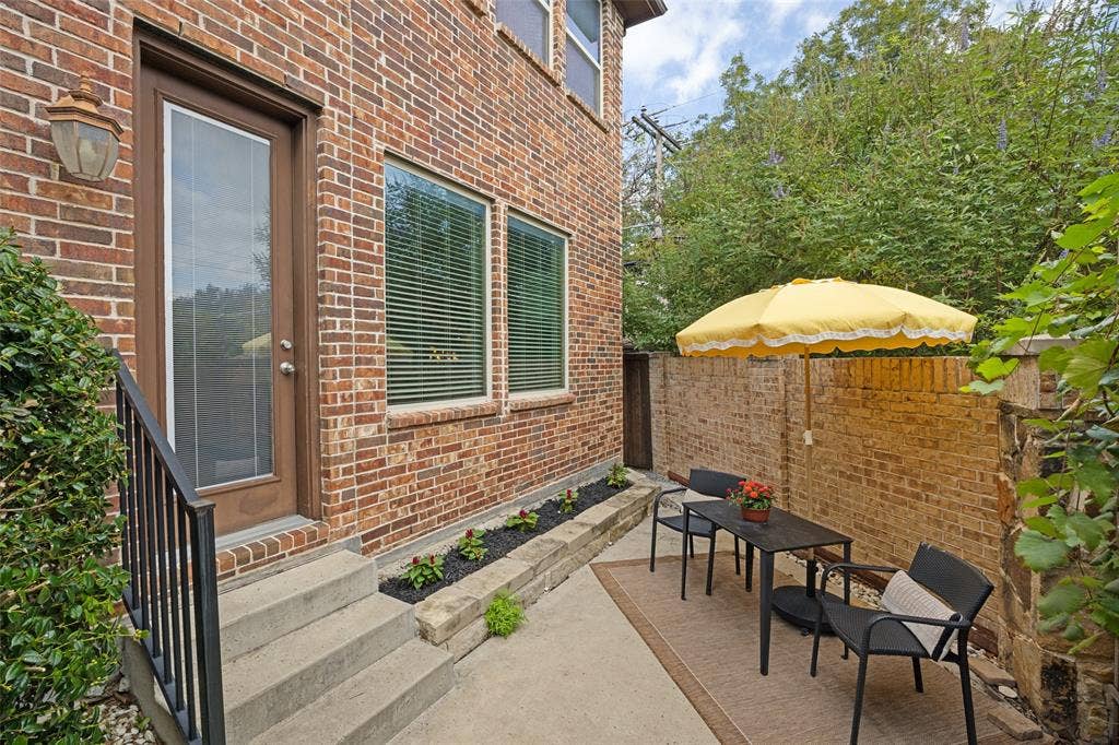 Backyard patio