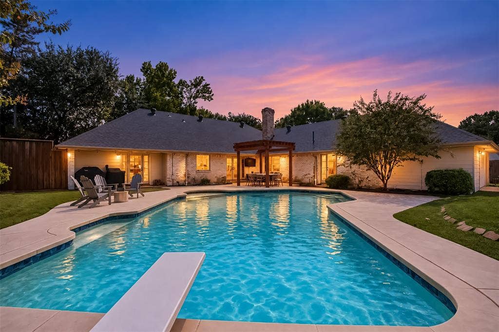Pool recently redone.  There is a childproof fence that can be installed around pool and will be left for new owners.