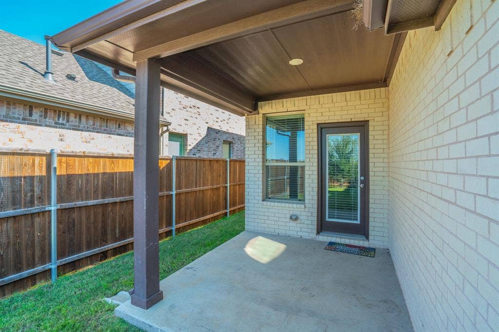 Covered patio