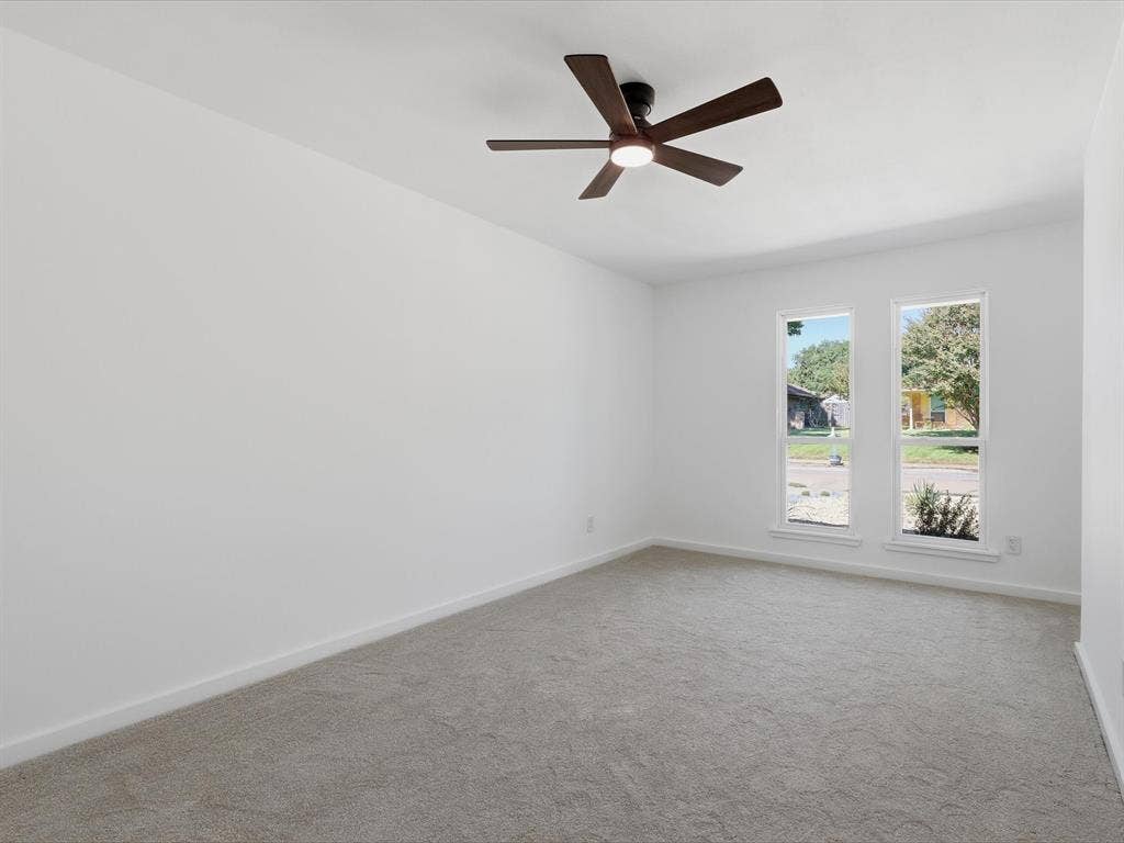 2500 Teakwood Lane, Plano, TX 75075 Carpeted flooring with white walls and trim