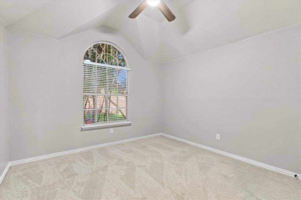 2412 Clearwood Lane, Flower Mound, TX 75028 A PEACEFUL PLACE TO UNWIND! Soft neutral tones, freshly painted, a graceful arched window, vaulted ceilings, and plush new carpeting create a bright, comfortable retreat with timeless appeal.