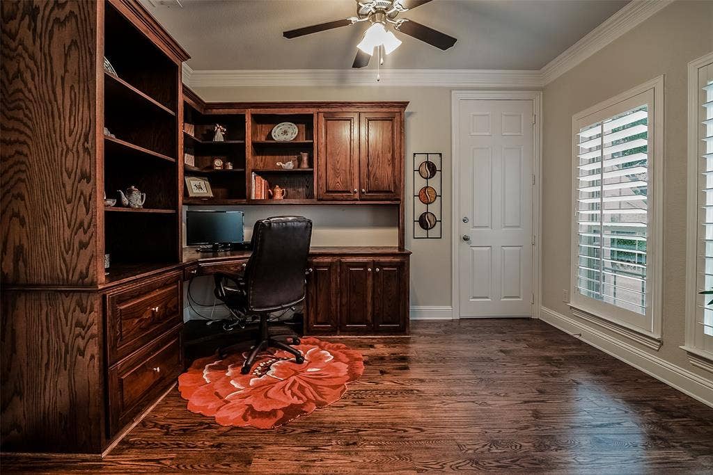 1482 Willingham Drive, Allen, TX 75013 Downstairs office