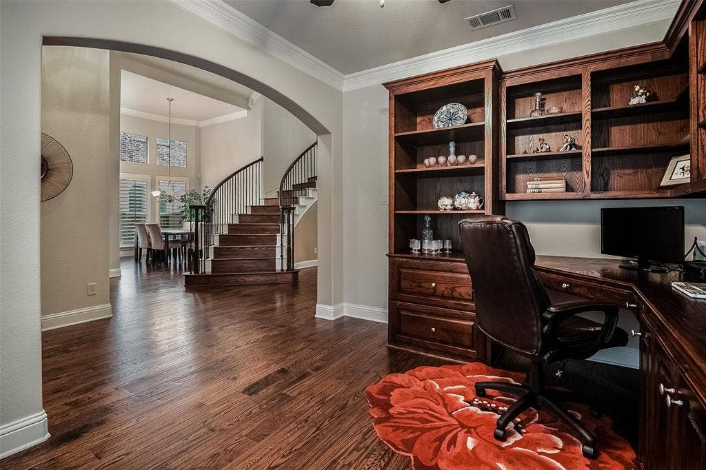 1482 Willingham Drive, Allen, TX 75013 Downstairs office