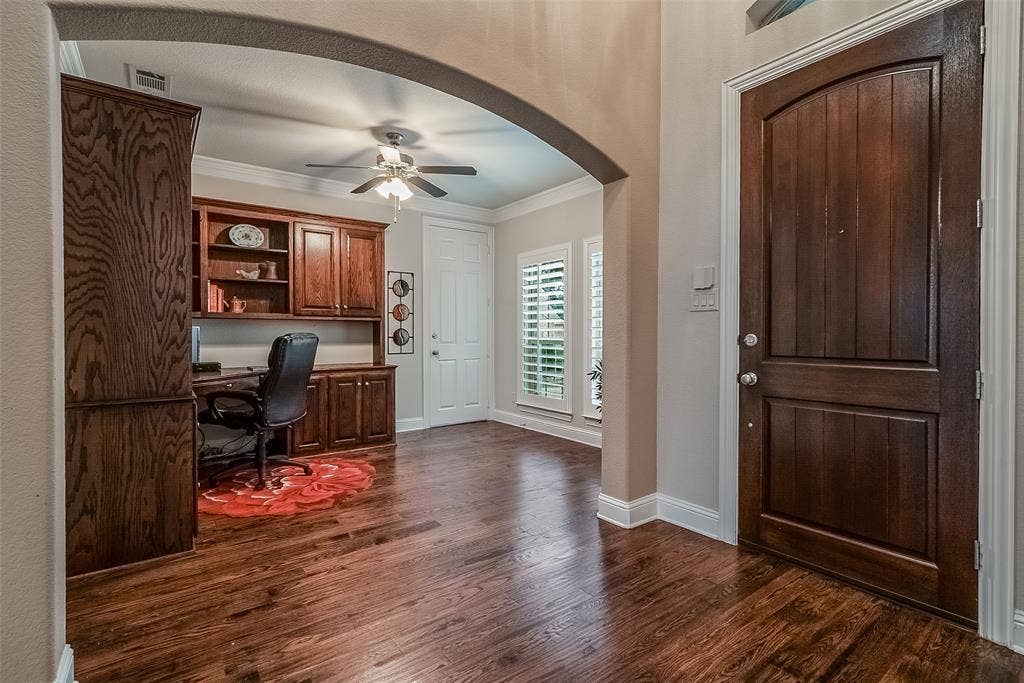 1482 Willingham Drive, Allen, TX 75013 Office with garage entrance