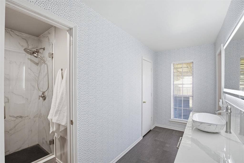 1920 Big Sky Drive, Lewisville, TX 75077 Another view of the primary bathroom, complete with an additional walk-in closet.