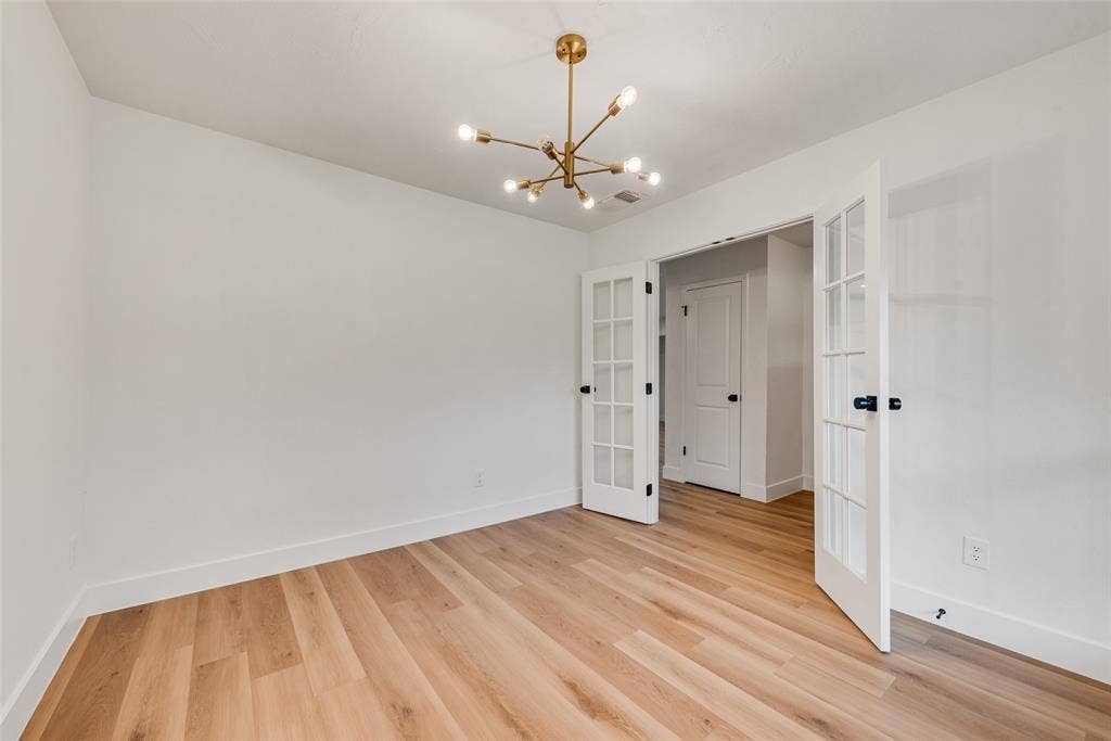 Second office view highlights the flexible layout and added privacy.