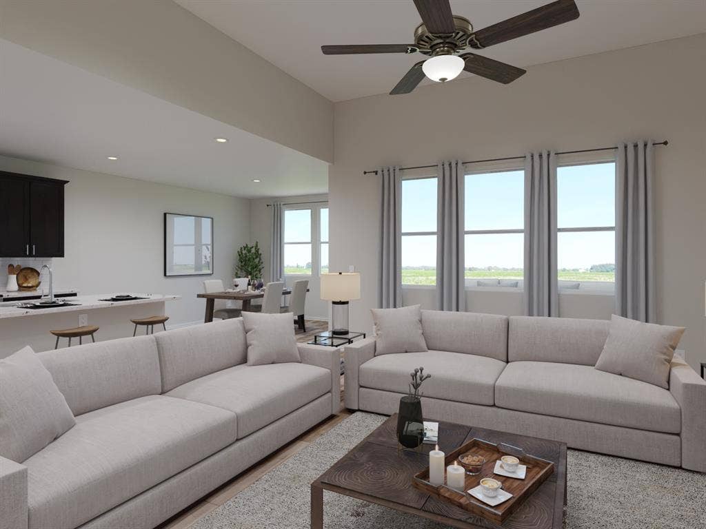 3838 Austin Drive, Farmersville, TX 75442 Photo is not of the actual home, but is an inspirational photo of builder’s model home and may depict options, furnishings, and/or decorator features that are not included.
