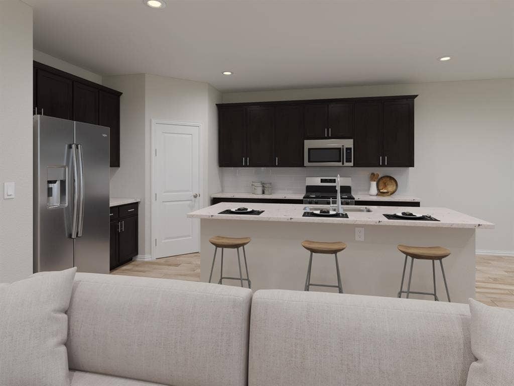 3838 Austin Drive, Farmersville, TX 75442 Photo is not of the actual home, but is an inspirational photo of builder’s model home and may depict options, furnishings, and/or decorator features that are not included.