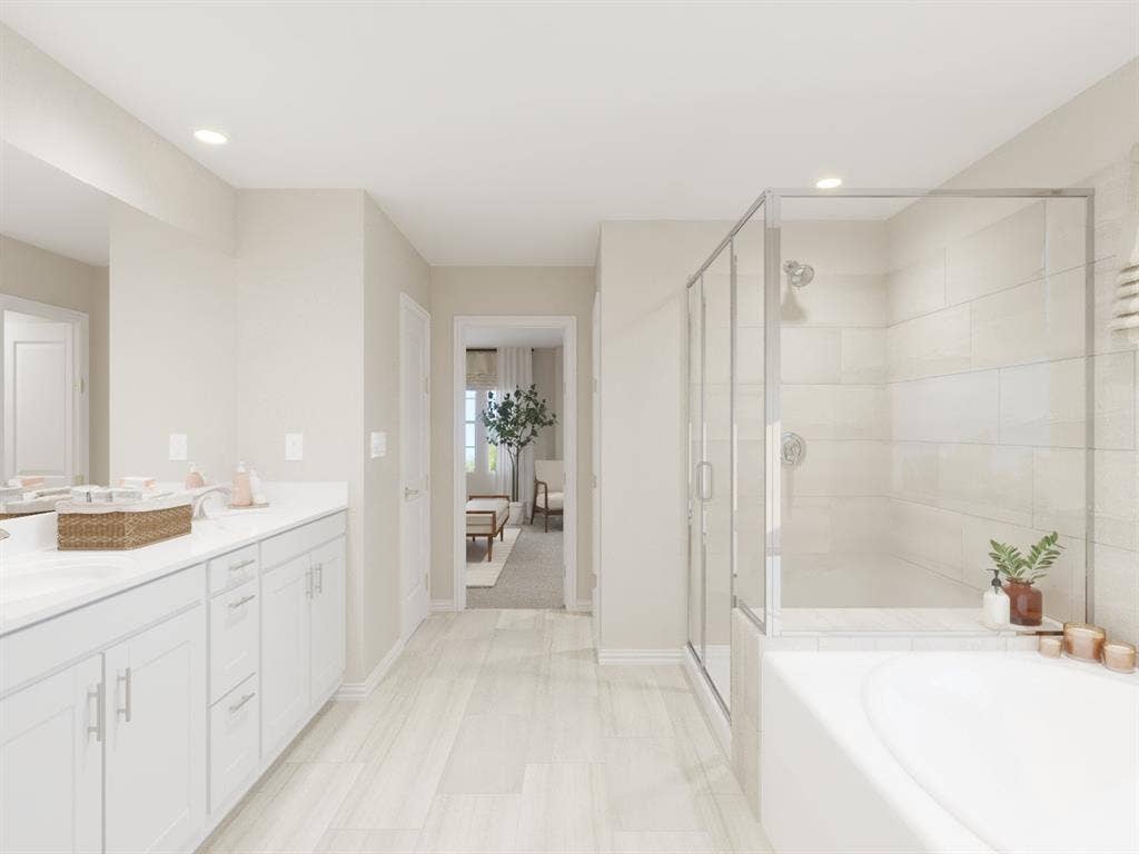 Photo is not of the actual home, but is an inspirational photo of builder’s model home and may depict options, furnishings, and/or decorator features that are not included.