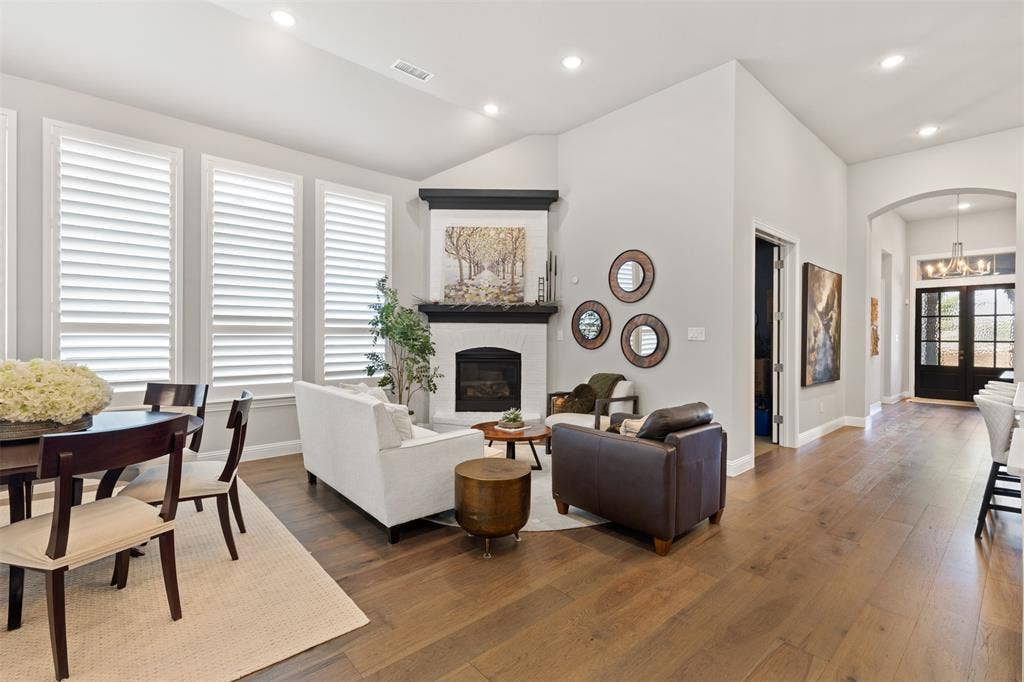 9716 Wilderness Road, Little Elm, TX 75068 Dining room and sitting room