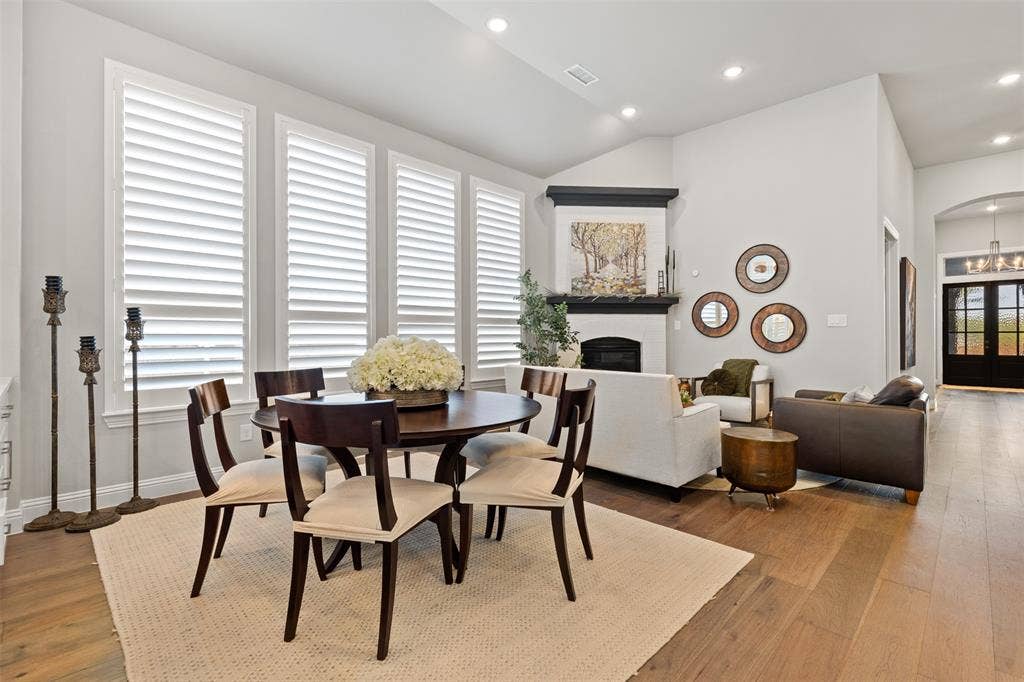 9716 Wilderness Road, Little Elm, TX 75068 Dining room and sitting room