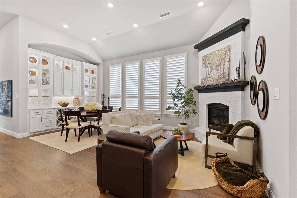 9716 Wilderness Road, Little Elm, TX 75068 Dining room and sitting room