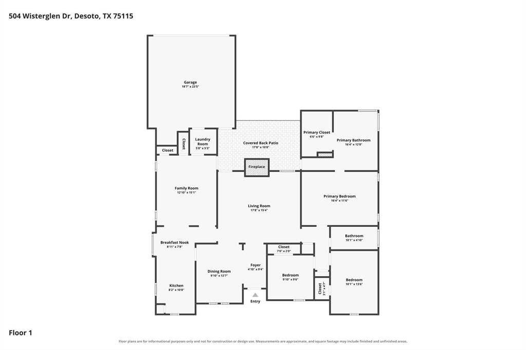 504 Wisterglen Drive, DeSoto, TX 75115 504 Wisterglen Drive, DeSoto, TX 75115