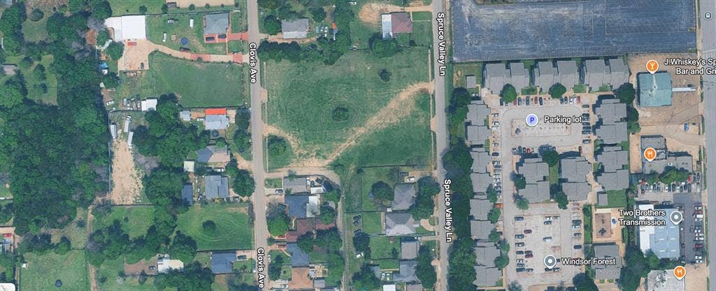 Aerial Property Survey. Orthographic imagery depicting the property and surrounding parcels with infrastructure and land use patterns