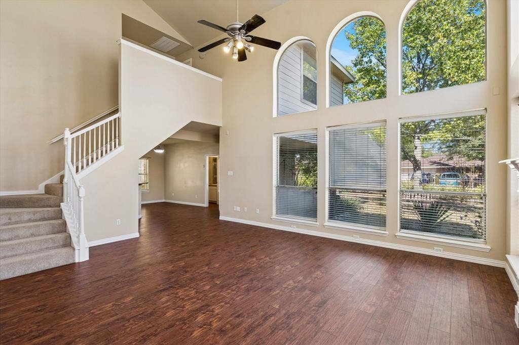 2047 Chevella Drive, Dallas, TX 75232 View of the living room with wall to ceiling windows