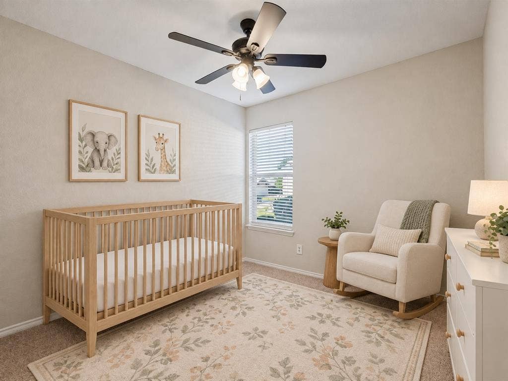 2616 Emerald Lane, McKinney, TX 75071 Virtually Staged secondary bedroom