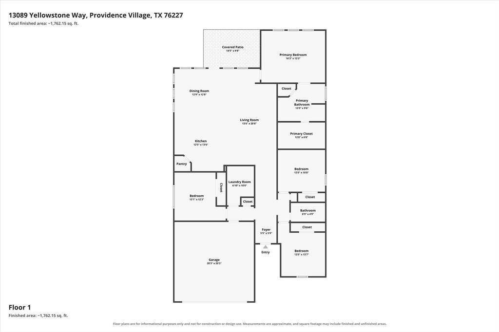 13089 Yellowstone Way, Providence Village, TX 76227