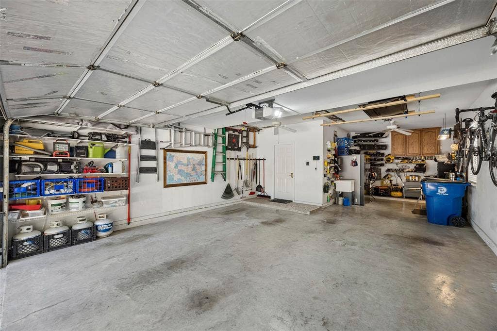 7947 Xavier Court, Dallas, TX 75218 Three car tandem garage.