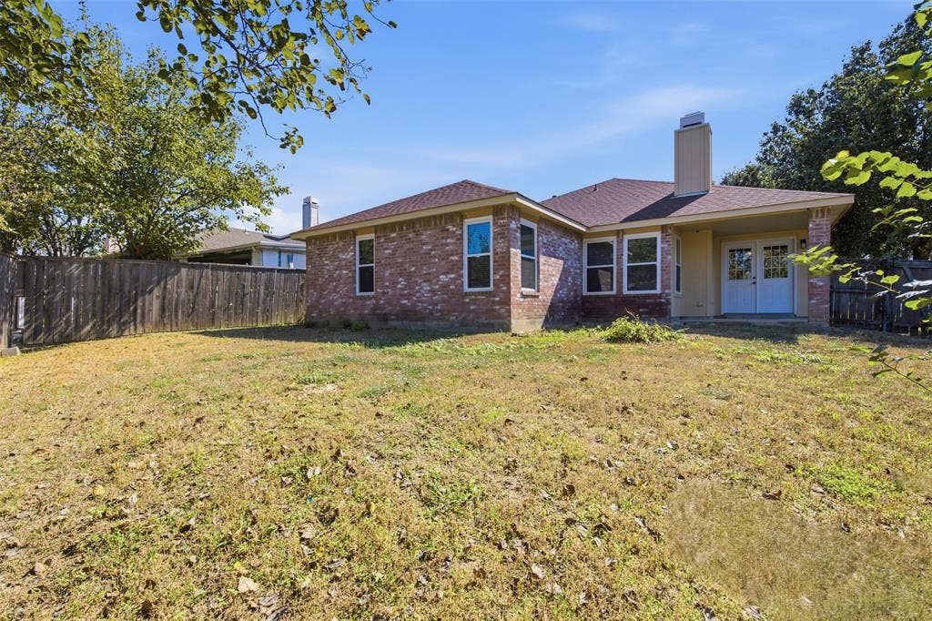 1301 Mill Wood Lane, Garland, TX 75040 BACK OF HOUSE