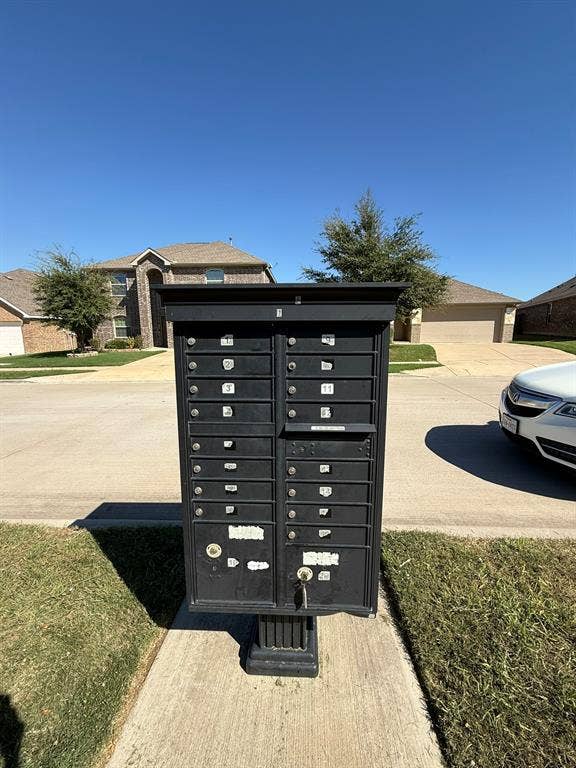 8529 Grand Oak Road, Fort Worth, TX 76123 Community mailbox