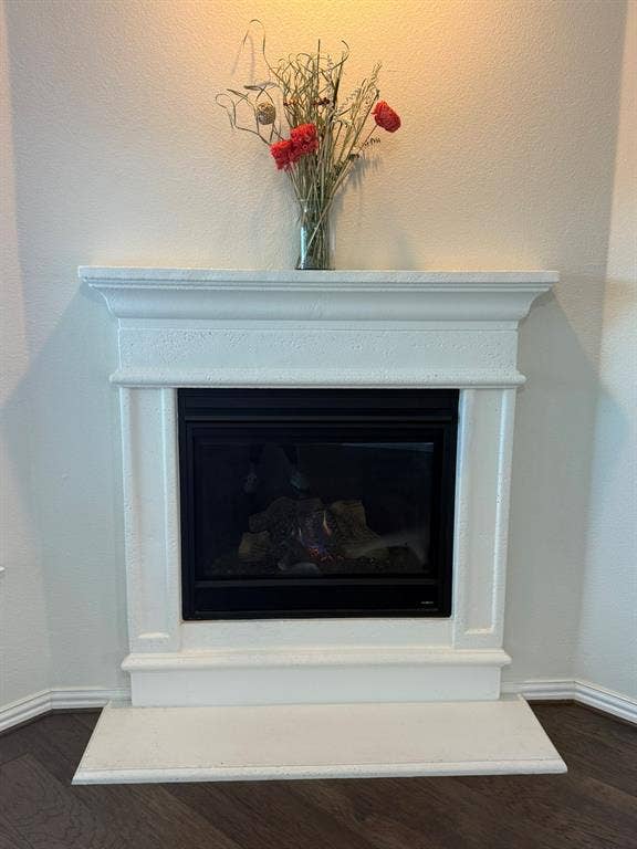 8529 Grand Oak Road, Fort Worth, TX 76123 Gas fireplace with electric wall switch