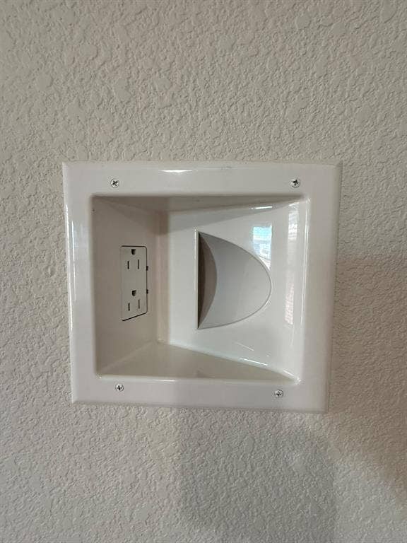 8529 Grand Oak Road, Fort Worth, TX 76123 Flat Screen TV in-wall plug and cord storage
