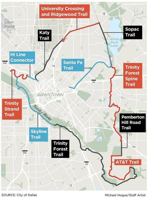 5907 E University Boulevard, #201, Dallas, TX 75206 Trail system